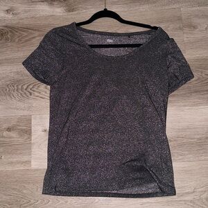 Levi’s Women Black Sparkle T Shirt Sz S